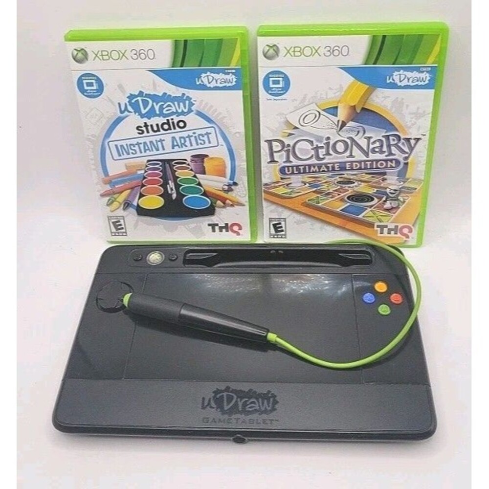 UDraw Tablet w/Pictionary Ultimate Edition + U Draw Studios Instant Artist Games